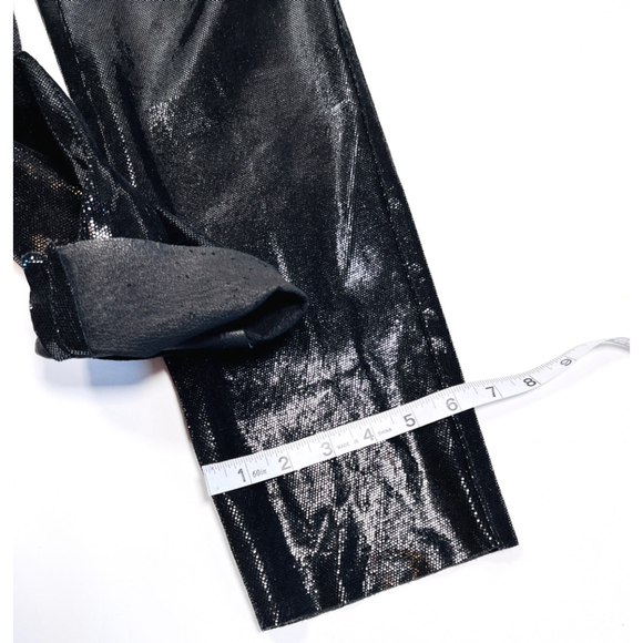 Dero by Rocco D'Amelio NY Womans Psnts Leather Suede Black Leather Pants - Picture 4 of 12